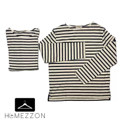 بلوز آستین دار زنانه راه راه وارداتی | فوق‌العاده جذاب