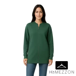 سویشرت تمام زیپ زنانه وارداتی